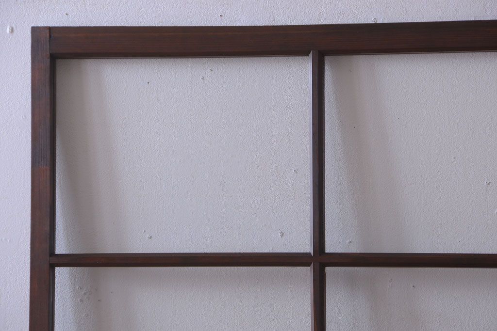 【O様ご成約品】和製アンティーク　レトロな古い木のガラス戸