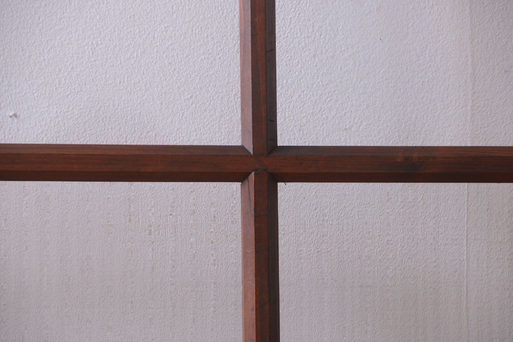 【O様ご成約品】和製アンティーク　レトロな古い木のガラス戸