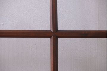 【O様ご成約品】和製アンティーク　レトロな古い木のガラス戸