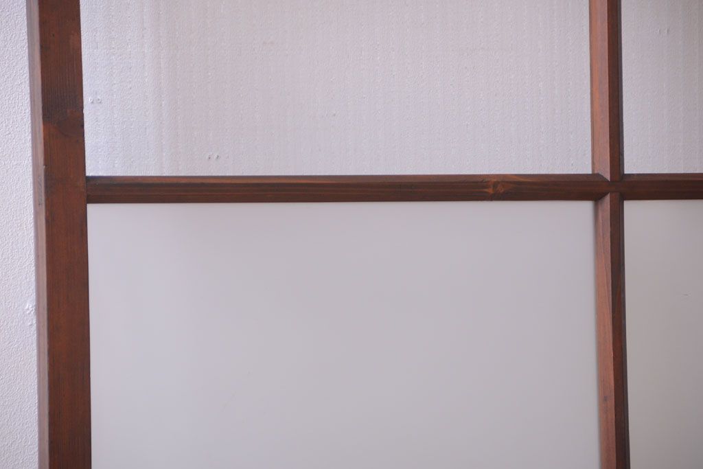 【O様ご成約品】和製アンティーク　レトロな古い木のガラス戸