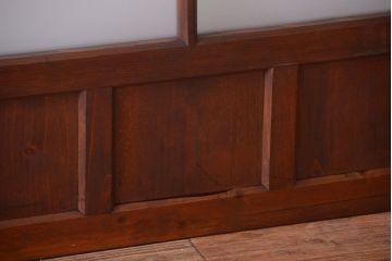 【O様ご成約品】和製アンティーク　レトロな古い木のガラス戸