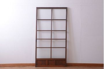 【O様ご成約品】和製アンティーク　レトロな古い木のガラス戸