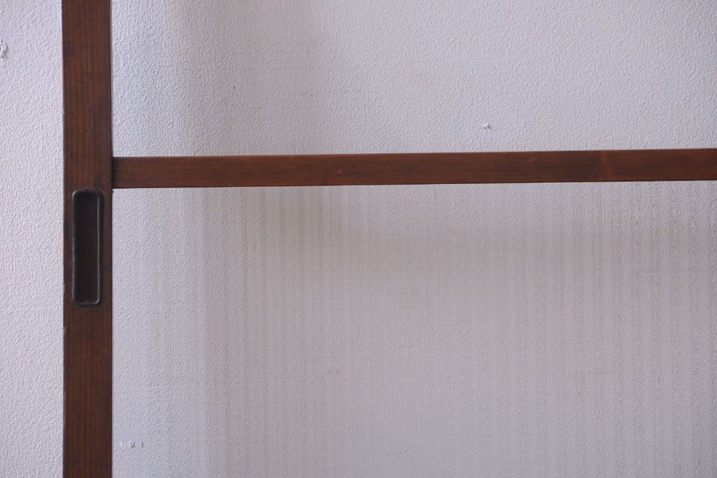 【O様ご成約品】和製アンティーク　レトロな古い木のガラス戸