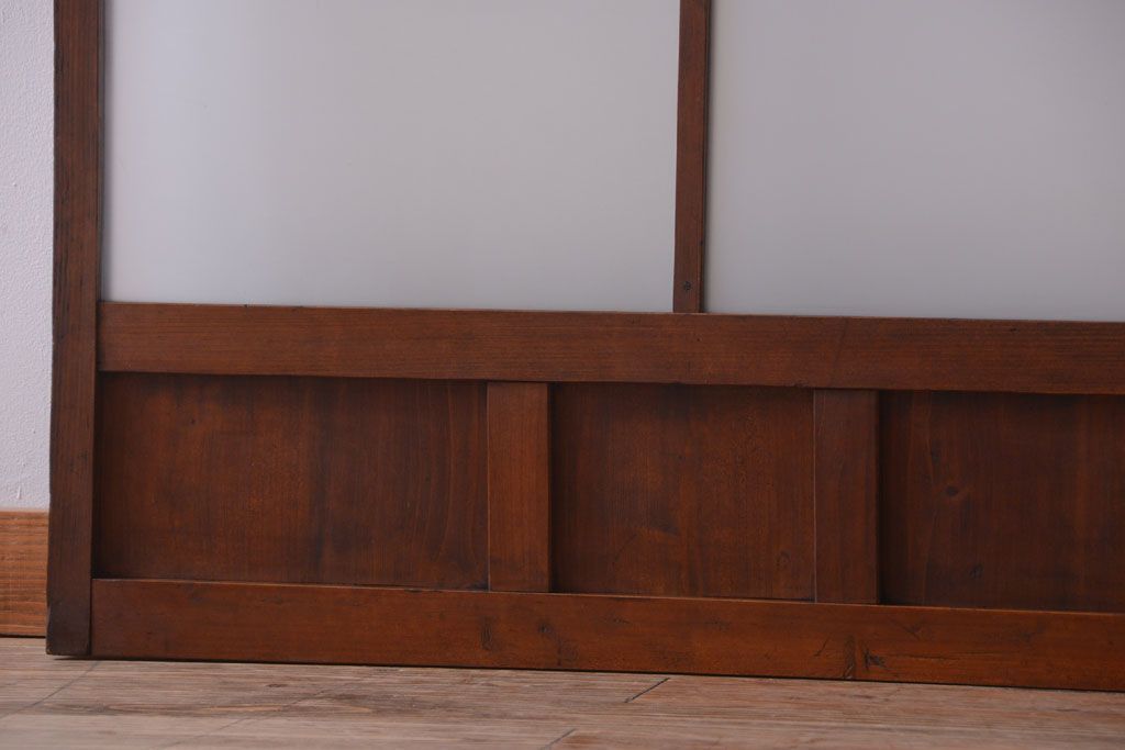 【O様ご成約品】和製アンティーク　レトロな古い木のガラス戸