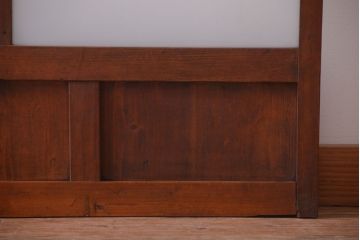 【O様ご成約品】和製アンティーク　レトロな古い木のガラス戸