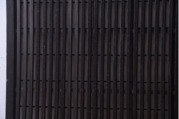 古民具・骨董　明治〜大正期　モダンなアンティーク格子戸2枚セット