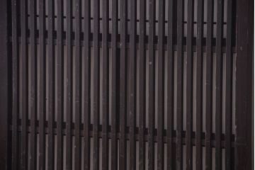 古民具・骨董　明治〜大正期　モダンなアンティーク格子戸2枚セット