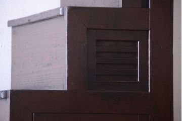 アンティーク家具　古民具・骨董　明治期　小ぶりなアンティーク階段箪笥