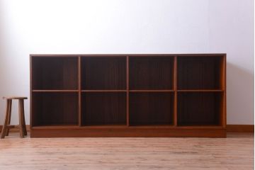 アンティーク家具　和製アンティーク　特大サイズ!古い木の重厚なアンティークマス目棚