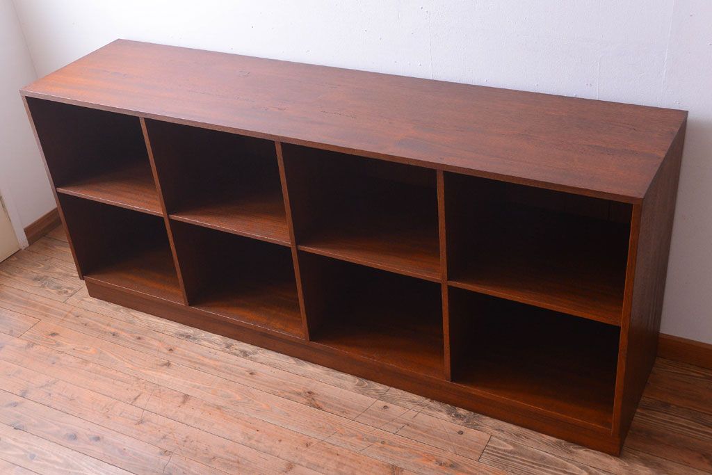 アンティーク家具　和製アンティーク　特大サイズ!古い木の重厚なアンティークマス目棚