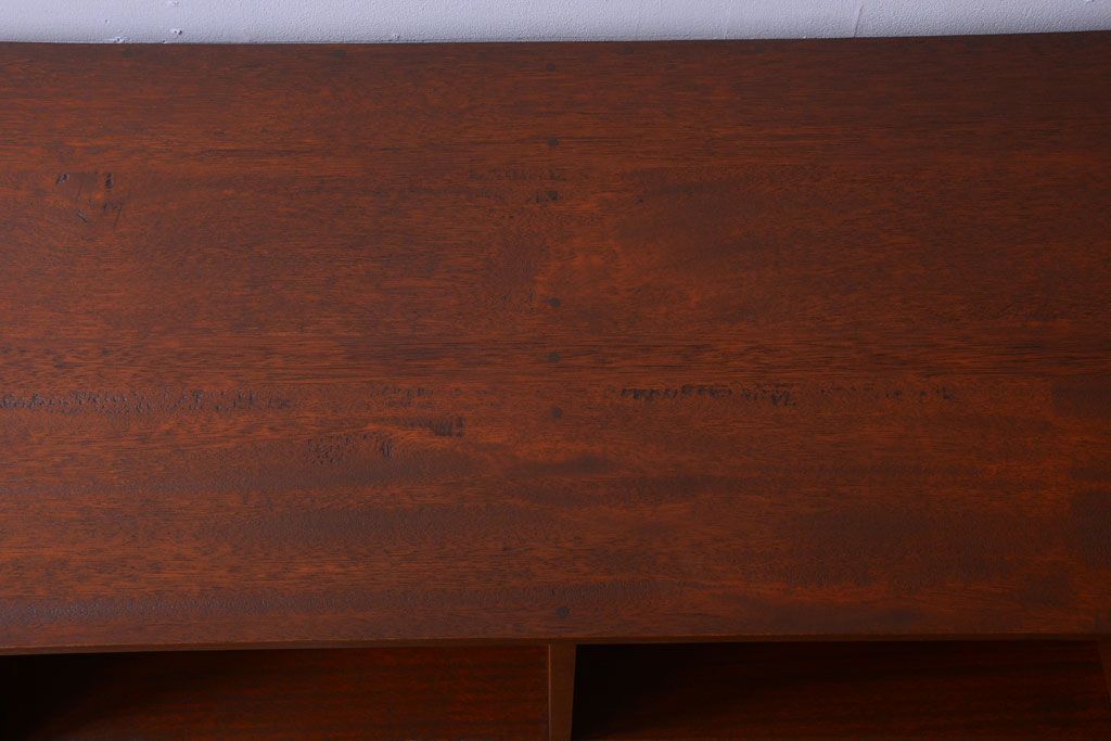 アンティーク家具　和製アンティーク　特大サイズ!古い木の重厚なアンティークマス目棚