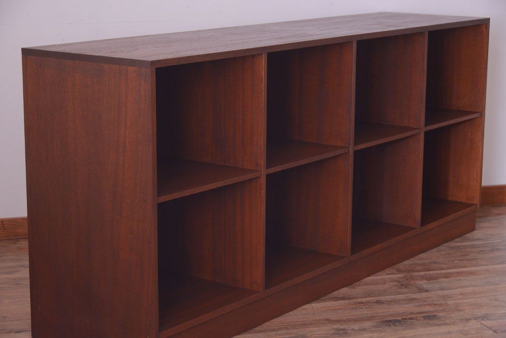 アンティーク家具　和製アンティーク　特大サイズ!古い木の重厚なアンティークマス目棚