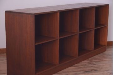 アンティーク家具　和製アンティーク　特大サイズ!古い木の重厚なアンティークマス目棚