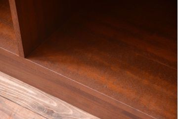 アンティーク家具　和製アンティーク　特大サイズ!古い木の重厚なアンティークマス目棚