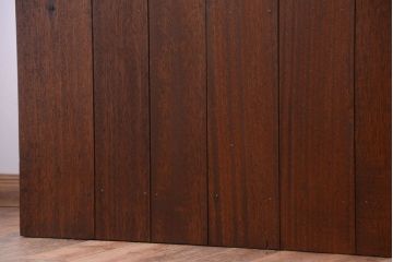 アンティーク家具　和製アンティーク　特大サイズ!古い木の重厚なアンティークマス目棚