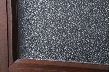 和製アンティーク　ダイヤガラス入り!レトロな木製ドア