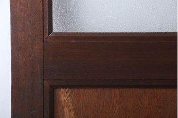 和製アンティーク　ダイヤガラス入り!レトロな木製ドア