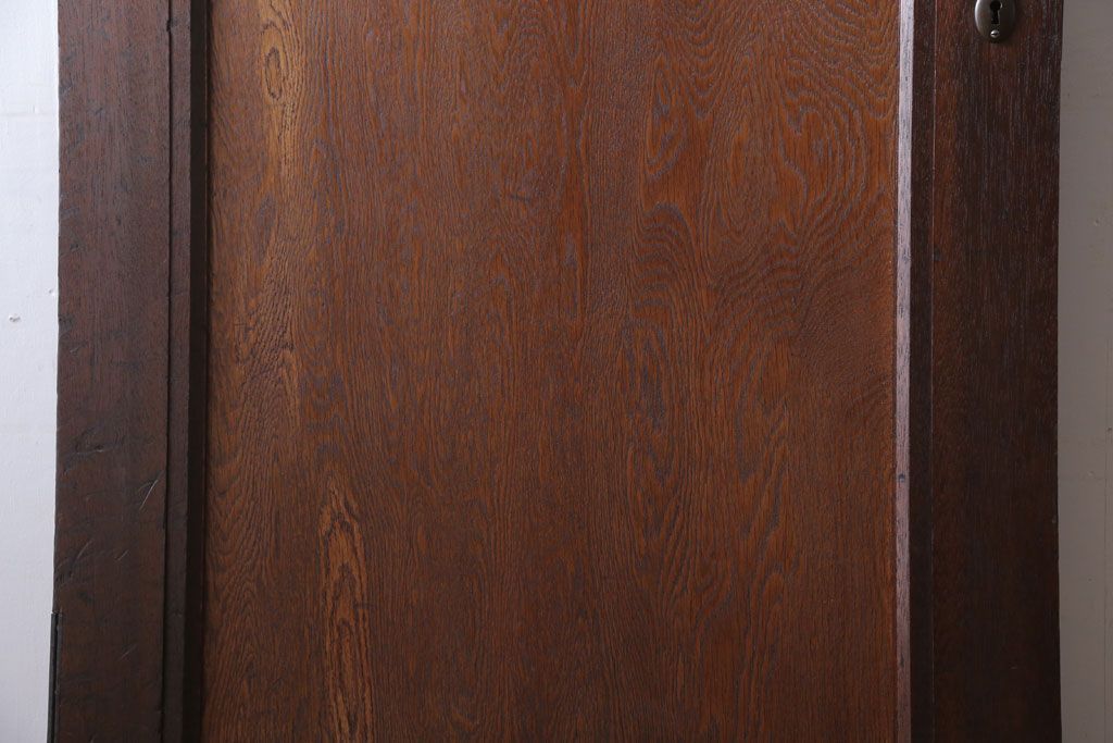 和製アンティーク　ダイヤガラス入り!レトロな木製ドア