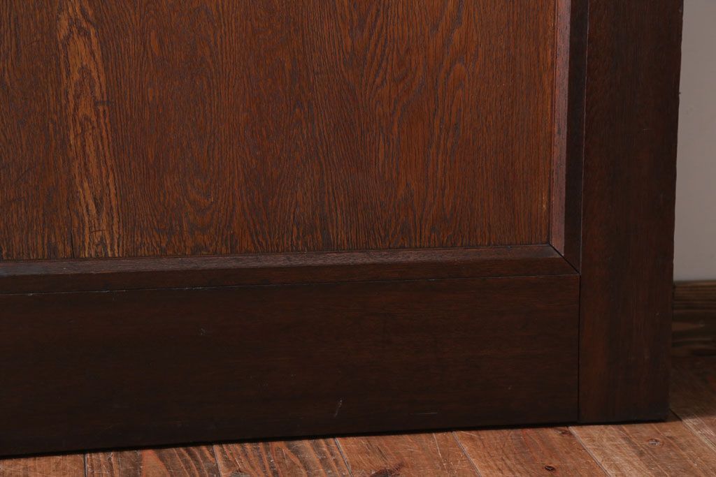 和製アンティーク　ダイヤガラス入り!レトロな木製ドア