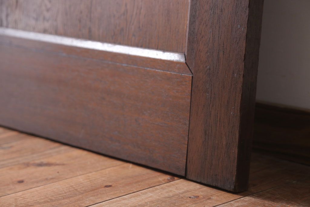 和製アンティーク　ダイヤガラス入り!レトロな木製ドア