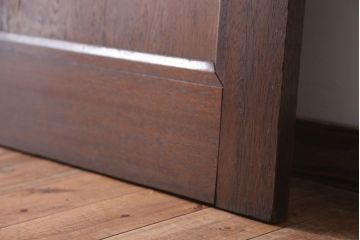 和製アンティーク　ダイヤガラス入り!レトロな木製ドア