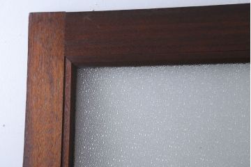 和製アンティーク　ダイヤガラス入り!レトロな木製ドア