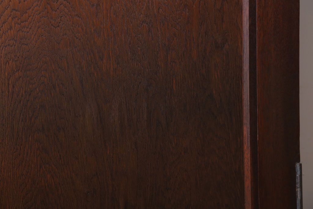 和製アンティーク　ダイヤガラス入り!レトロな木製ドア