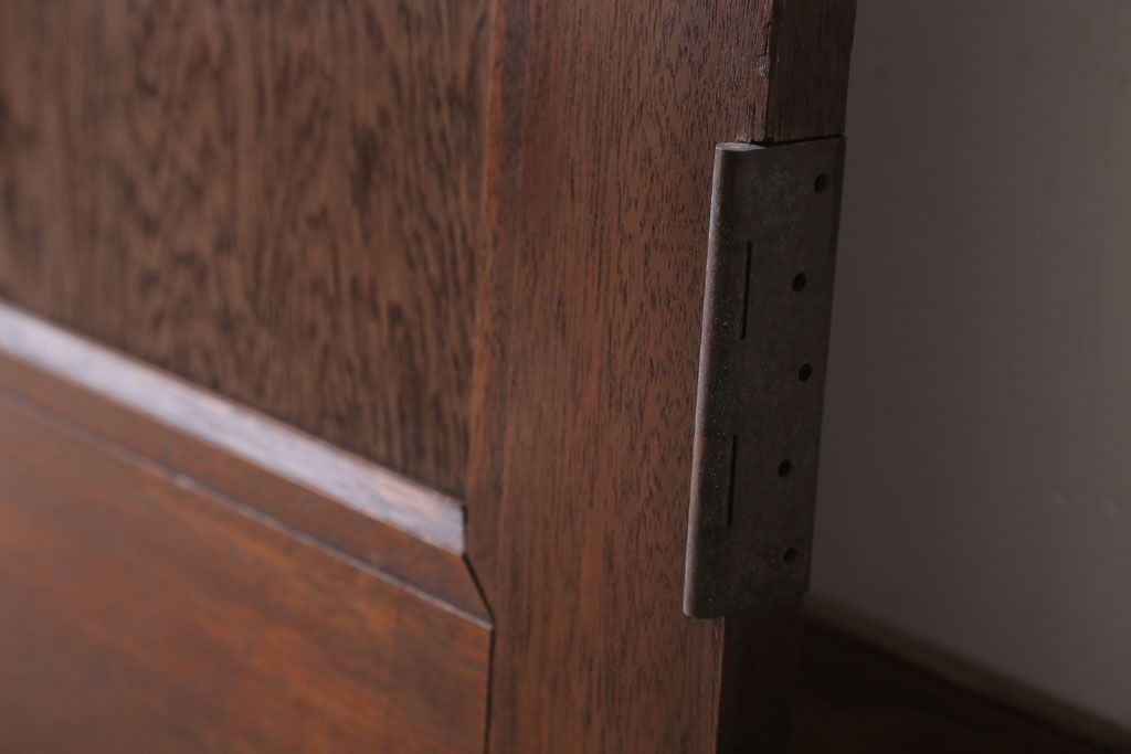 和製アンティーク　ダイヤガラス入り!レトロな木製ドア