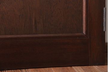 和製アンティーク　ダイヤガラス入り!レトロな木製ドア