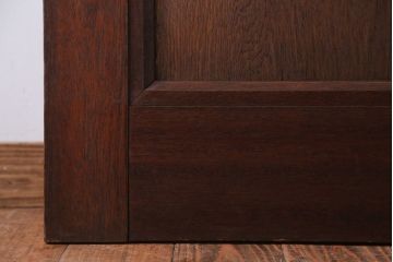 和製アンティーク　ダイヤガラス入り!レトロな木製ドア