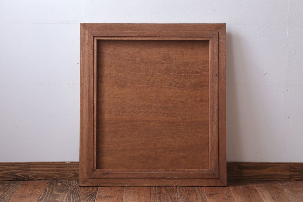 アンティーク雑貨　アンティーク調　上品な額付きミラー