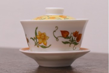 アンティーク雑貨　HERMES(エルメス)　茶碗　小皿セット(カップ)　(R-018623)