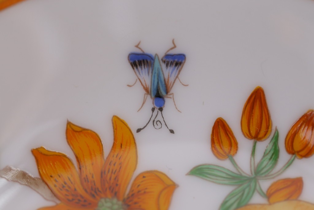 アンティーク雑貨　HERMES(エルメス)　茶碗　小皿セット(カップ)　(R-018623)