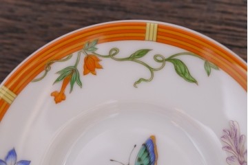 アンティーク雑貨　HERMES(エルメス)　茶碗　小皿セット(カップ)　(R-018623)