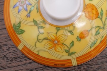 アンティーク雑貨　HERMES(エルメス)　茶碗　小皿セット(カップ)　(R-018623)