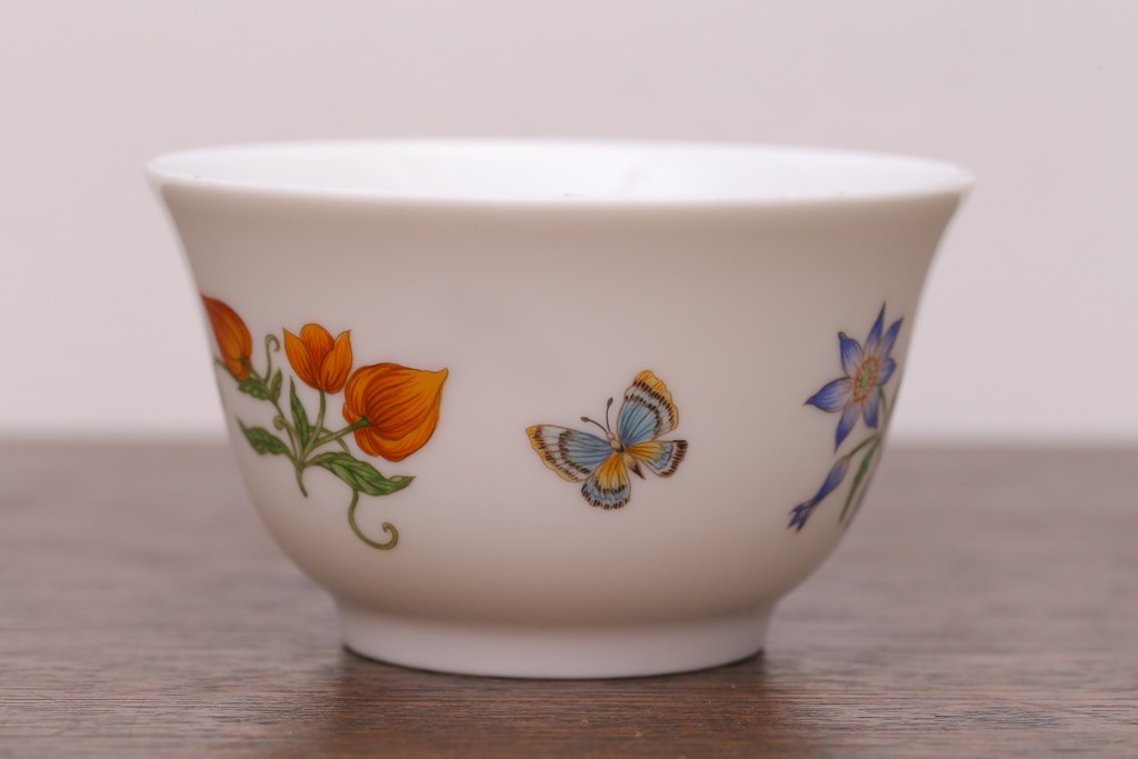 アンティーク雑貨　HERMES(エルメス)　茶碗　小皿セット(カップ)　(R-018623)