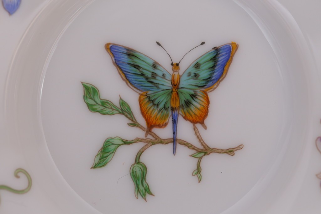 アンティーク雑貨　HERMES(エルメス)　茶碗　小皿セット(カップ)　(R-018623)