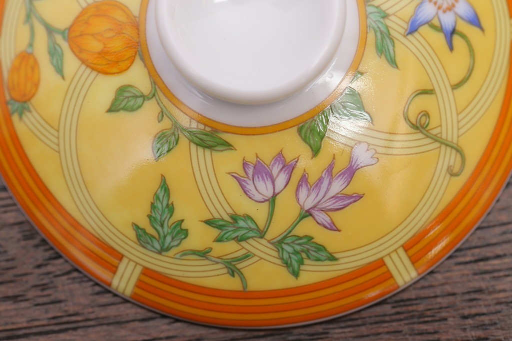 アンティーク雑貨　HERMES(エルメス)　茶碗　小皿セット(カップ)　(R-018623)