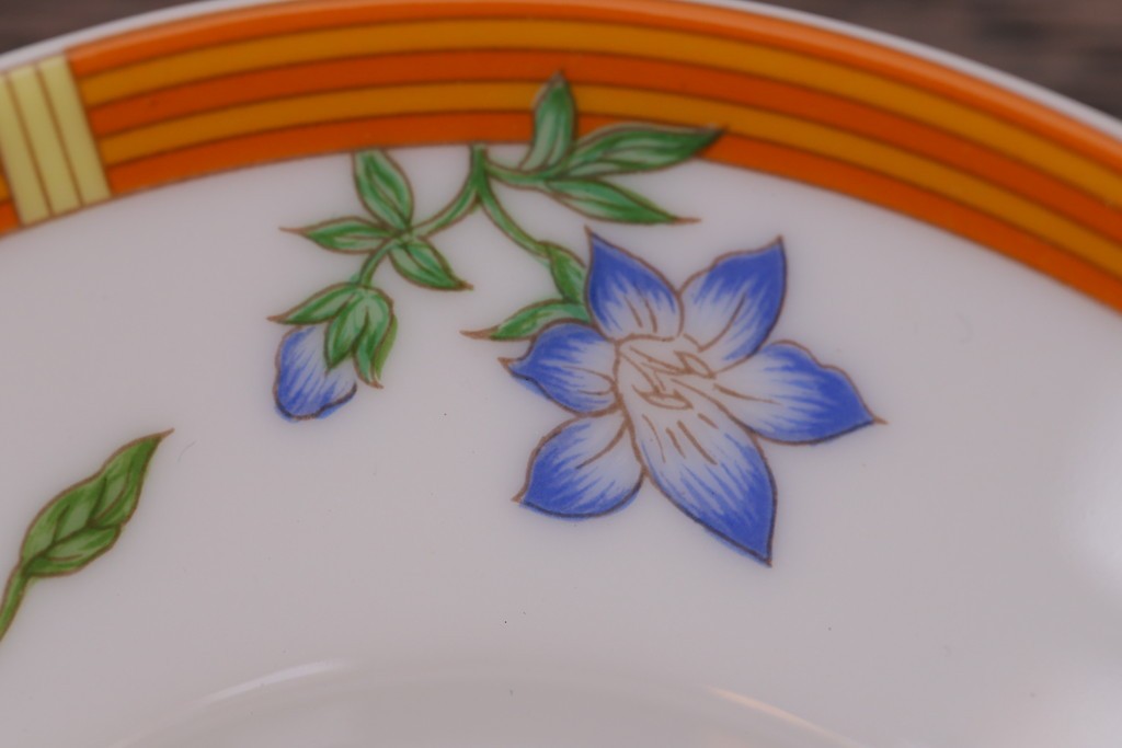 アンティーク雑貨　HERMES(エルメス)　茶碗　小皿セット(カップ)　(R-018623)