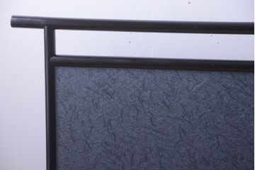 アンティーク雑貨　和製アンティーク　和紙貼り!漆塗りの古い衝立て(パーテーション)