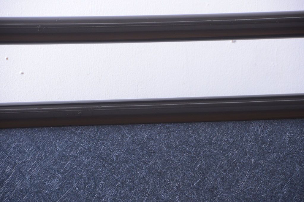 アンティーク雑貨　和製アンティーク　和紙貼り!漆塗りの古い衝立て(パーテーション)