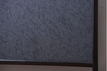 アンティーク雑貨　和製アンティーク　和紙貼り!漆塗りの古い衝立て(パーテーション)