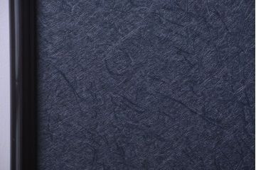 アンティーク雑貨　和製アンティーク　和紙貼り!漆塗りの古い衝立て(パーテーション)