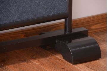 アンティーク雑貨　和製アンティーク　和紙貼り!漆塗りの古い衝立て(パーテーション)