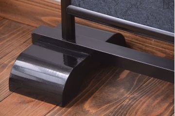 アンティーク雑貨　和製アンティーク　和紙貼り!漆塗りの古い衝立て(パーテーション)