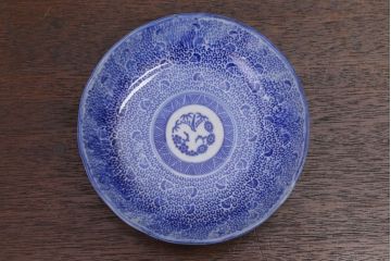 アンティーク雑貨　明治期　微塵唐草なます皿7枚(伊万里)