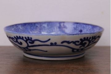 アンティーク雑貨　明治期　微塵唐草なます皿7枚(伊万里)