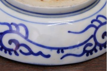 アンティーク雑貨　明治期　微塵唐草なます皿7枚(伊万里)