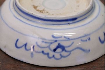 アンティーク雑貨　明治期　微塵唐草なます皿7枚(伊万里)