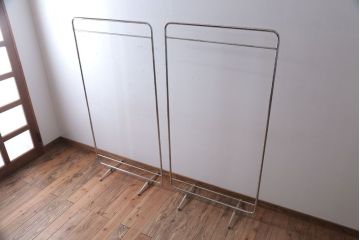 アンティーク雑貨　アンティーク　古い医療用スクリーン2基セット(衝立・パーテーション)
